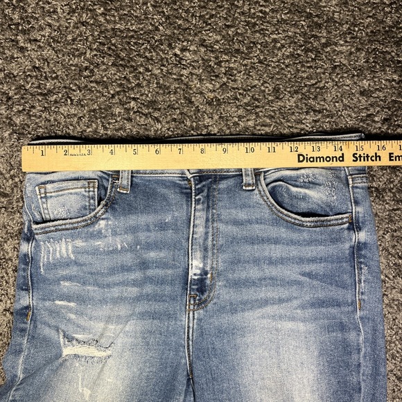 Studio Blue Jeans Distressed Rolled Cuff‎  Stretch Size 30 - Picture 2 of 12